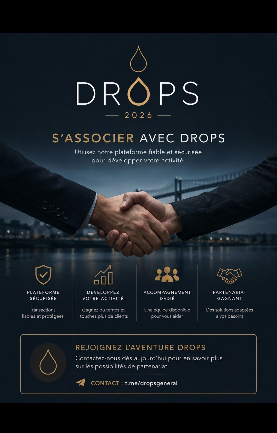 Partenariat - Vendre sur Drops